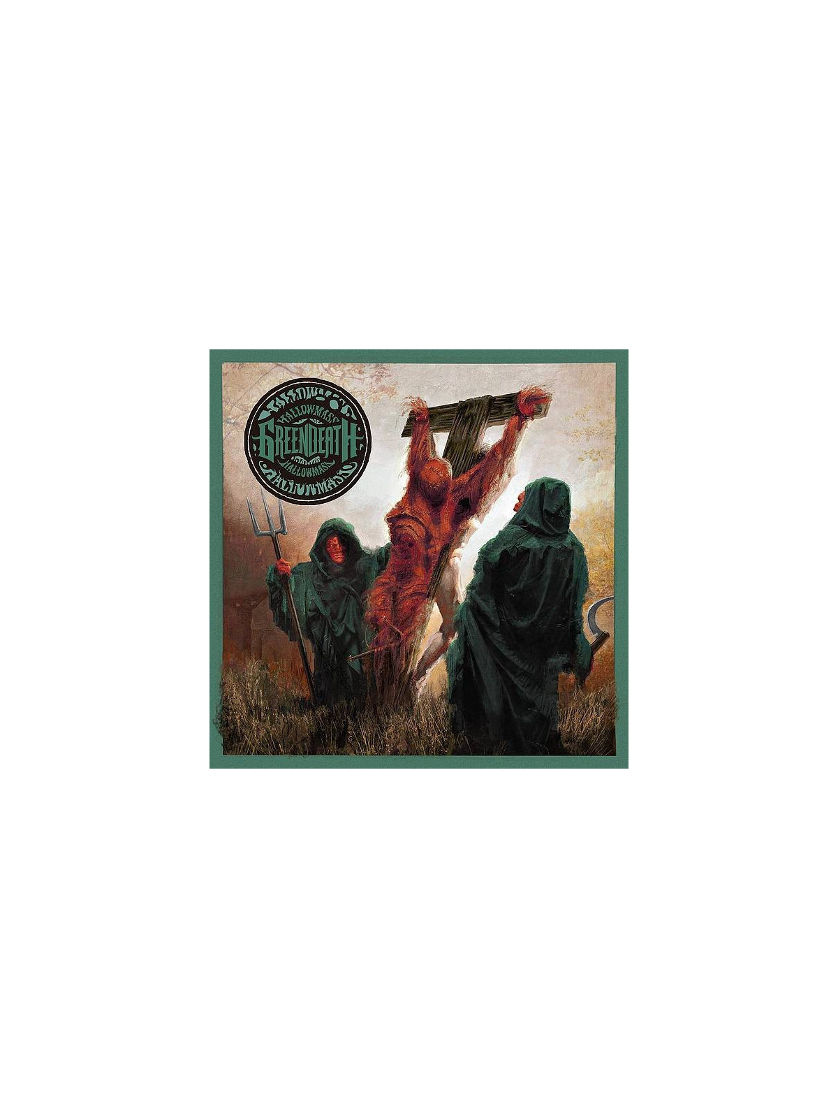 Le cd thrash Hallomass de Green death est disponible à Ciel rouge Dijon