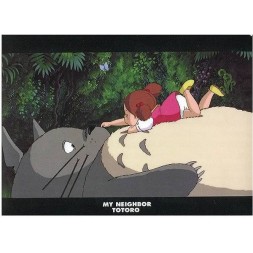 Pochette Ghibli : My neighbour Totoro – sur le ventre en stock à ciel rouge, boutique du fantastique à dijon