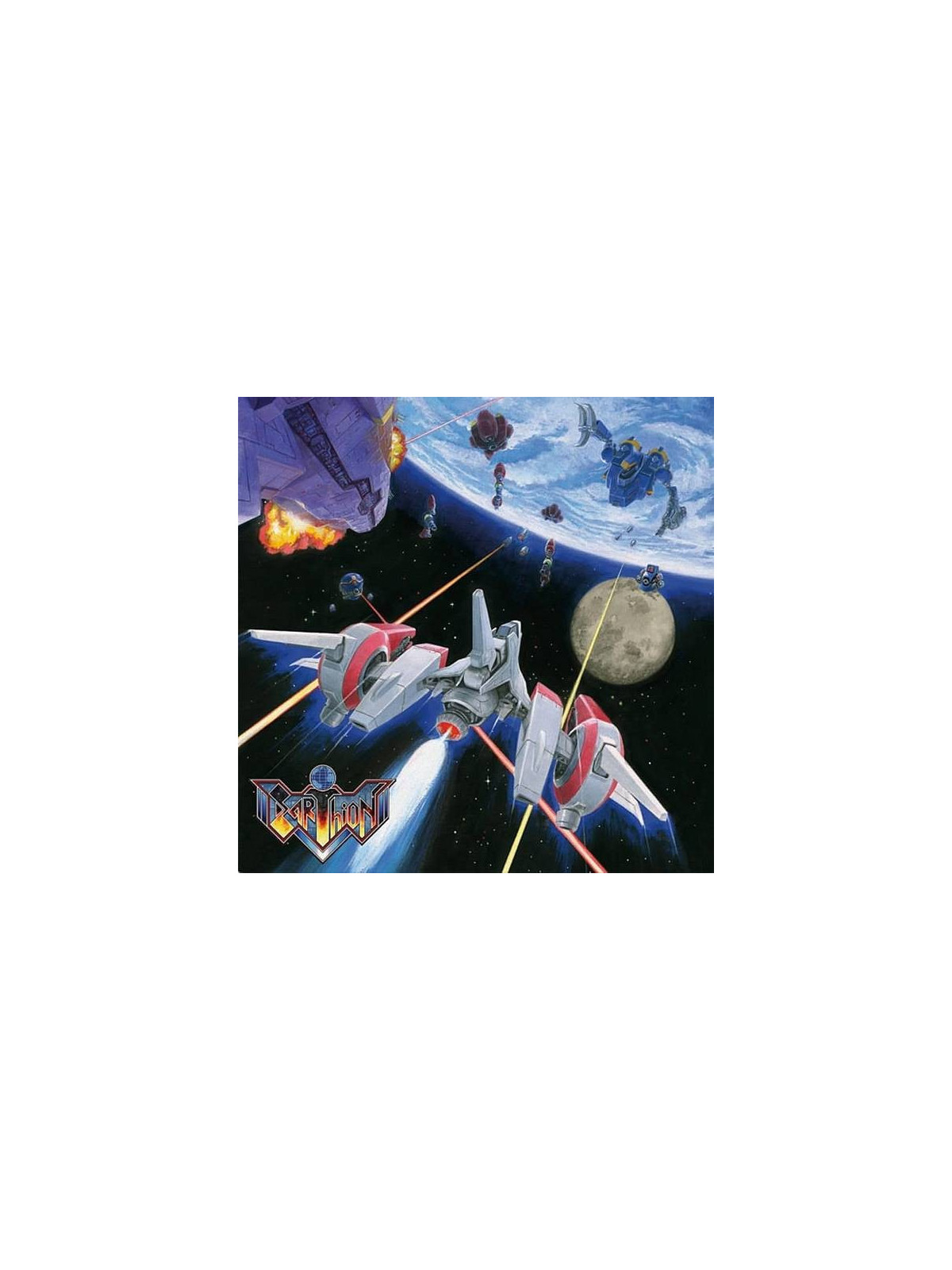 Le vinyle bleu de Earthion par Koshiro est disponible à Ciel rouge Dijon