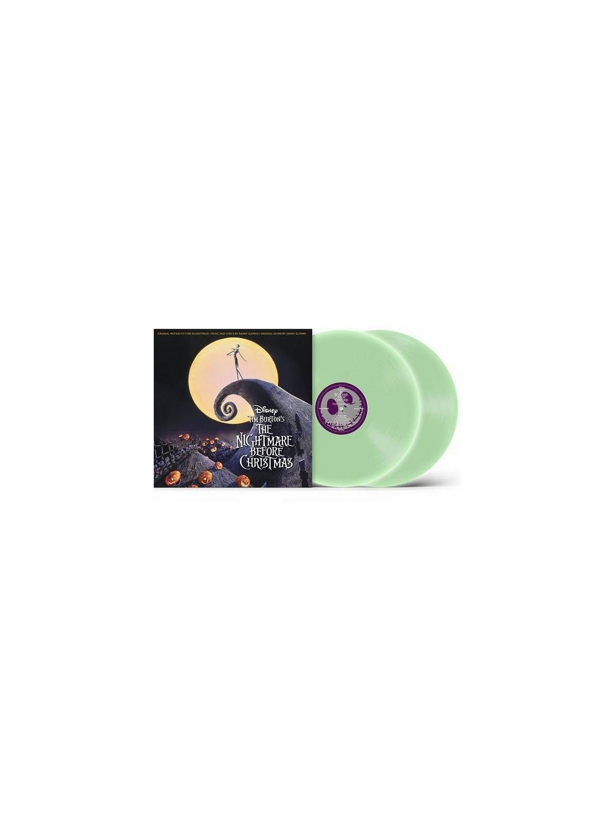Le double vinyle glow in the dark du Nightmare before christmas de Elfman est disponible à Ciel rouge Dijon