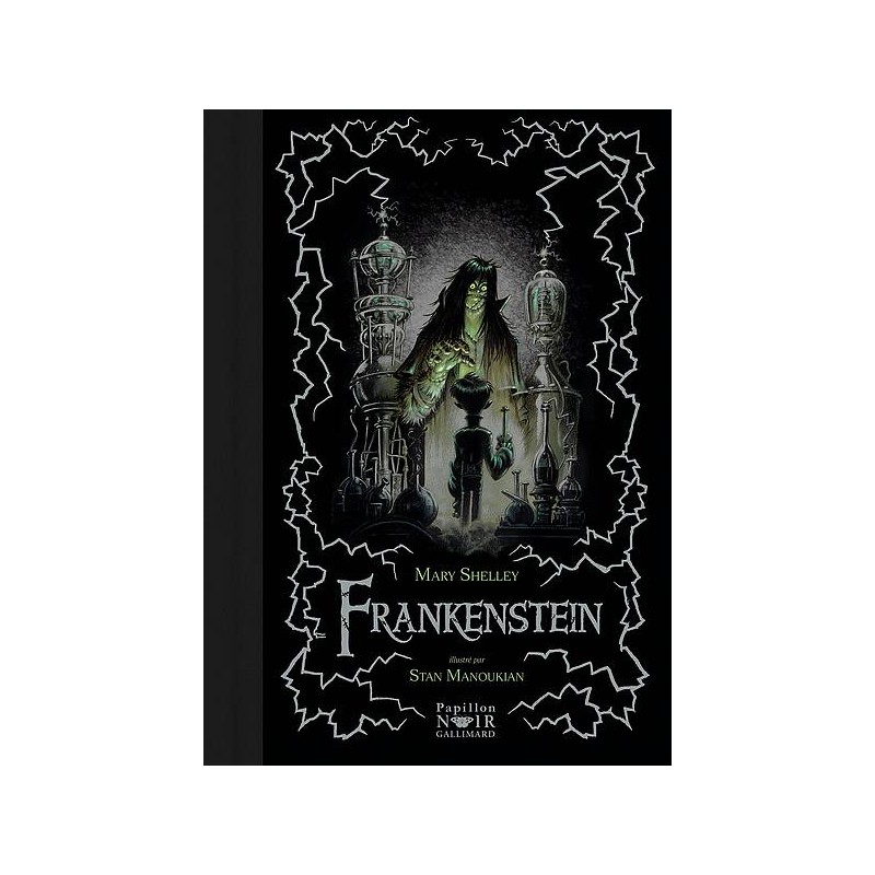 Le classique Frankenstein de Mary Shelley illustré par Stan Manoukian est disponible à Ciel rouge Dijon