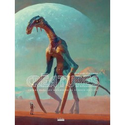 Le beau livre cinéma Créatures voyage dans les mondes de la sf  illustré par Jesionek est disponible à Ciel rouge Dijon