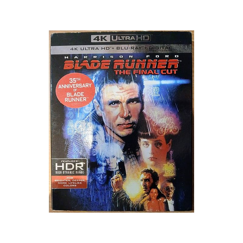 Le film de Ridley Scott : Blade runner est en stock en 4k et blu-ray à Ciel rouge, boutique à Dijon.