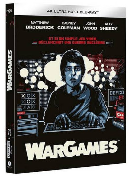 Le film de John Badham : Wargames est en stock en 4k et blu-ray à ciel rouge, magasin à Dijon