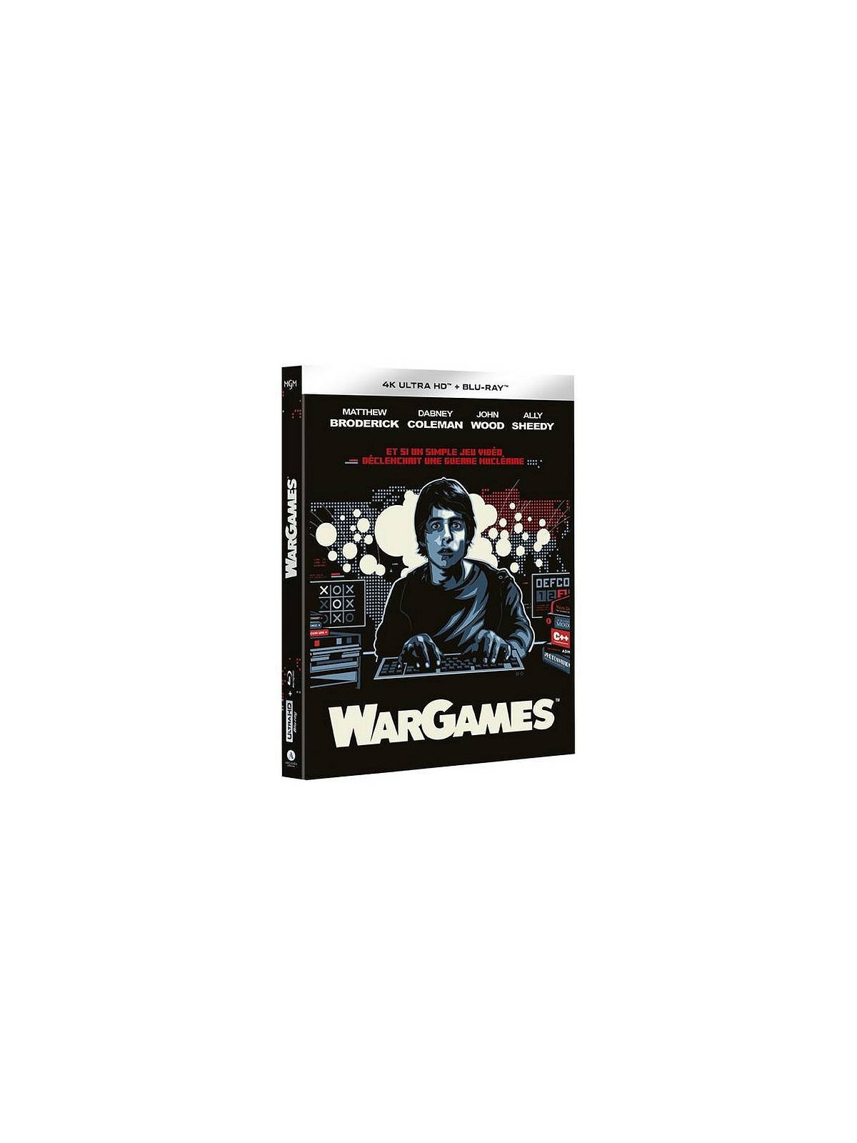 Le film de John Badham : Wargames est en stock en 4k et blu-ray à ciel rouge, magasin à Dijon