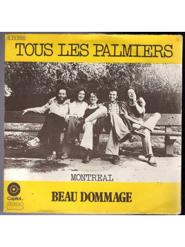 Le disque de Beau dommage : Tous les palmiers / Montreal est en stock en vinyle à ciel rouge, disquaire à Dijon