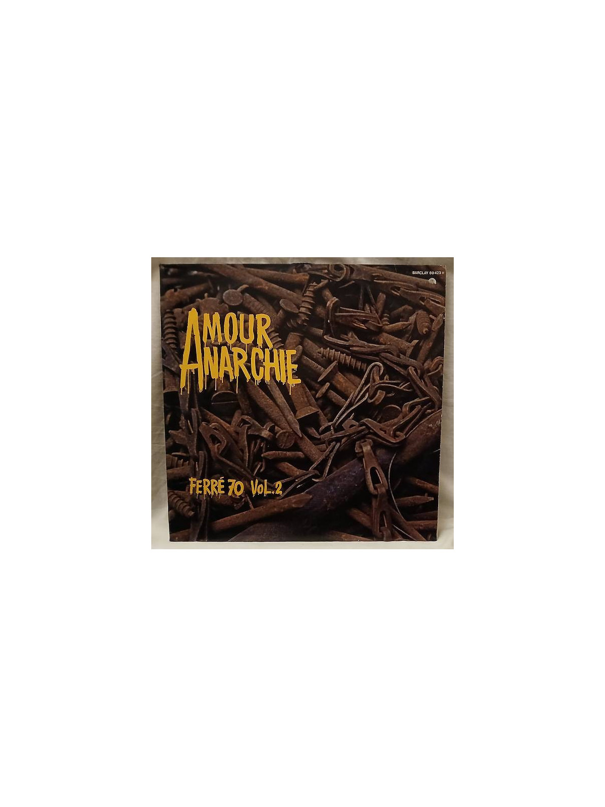 Le disque de Léo Ferré : Amour anarchie – Ferré 70 vol. 2 est en stock en vinyle à ciel rouge, disquaire à Dijon