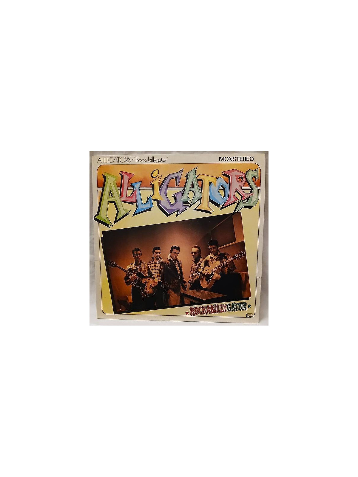 Le disque de Alligators : Rockabillygator est en stock en vinyle à ciel rouge, disquaire à Dijon
