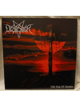 Le disque de Desaster : The fog of Avalon est en stock en vinyle à ciel rouge, disquaire à Dijon
