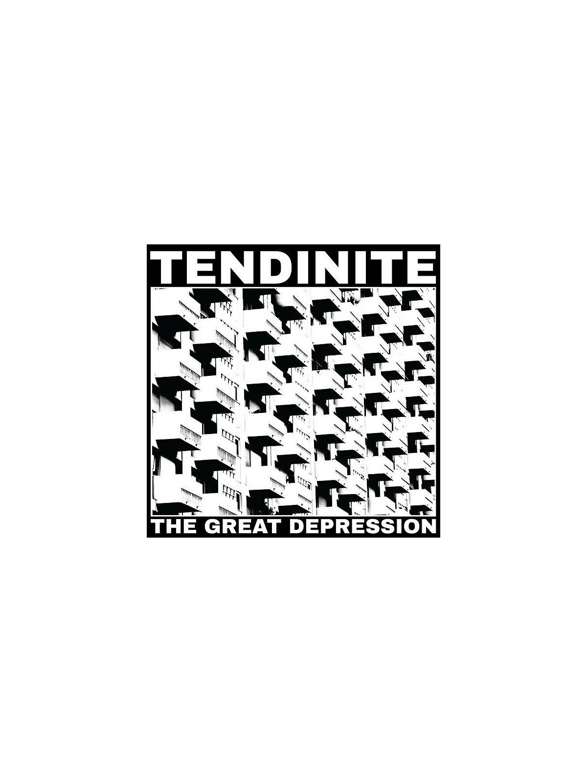 le disque de Tendinite : The great depression est en stock en vinyle à ciel rouge, disquaire à Dijon