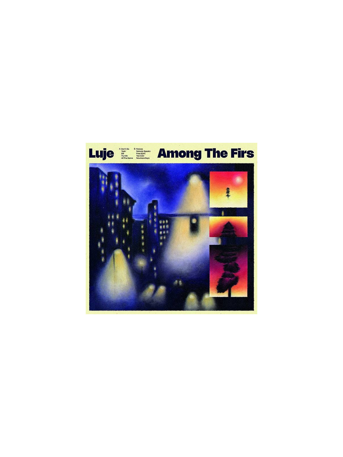 le disque deLuje : Among the firs est en stock en vinyle à ciel rouge, disquaire à Dijon