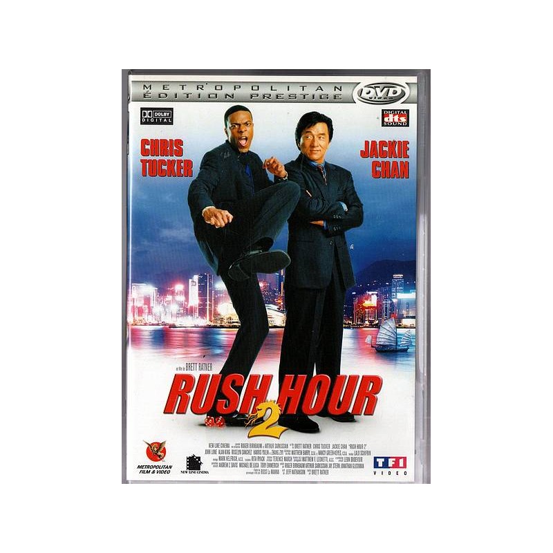 Le film de Brett Ratner : Rush hour 2 est en stock à ciel rouge, magasin à Dijon