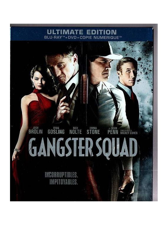 Le film de Ruben Fleischer : Gangster squad est en stock à ciel rouge, magasin à Dijon