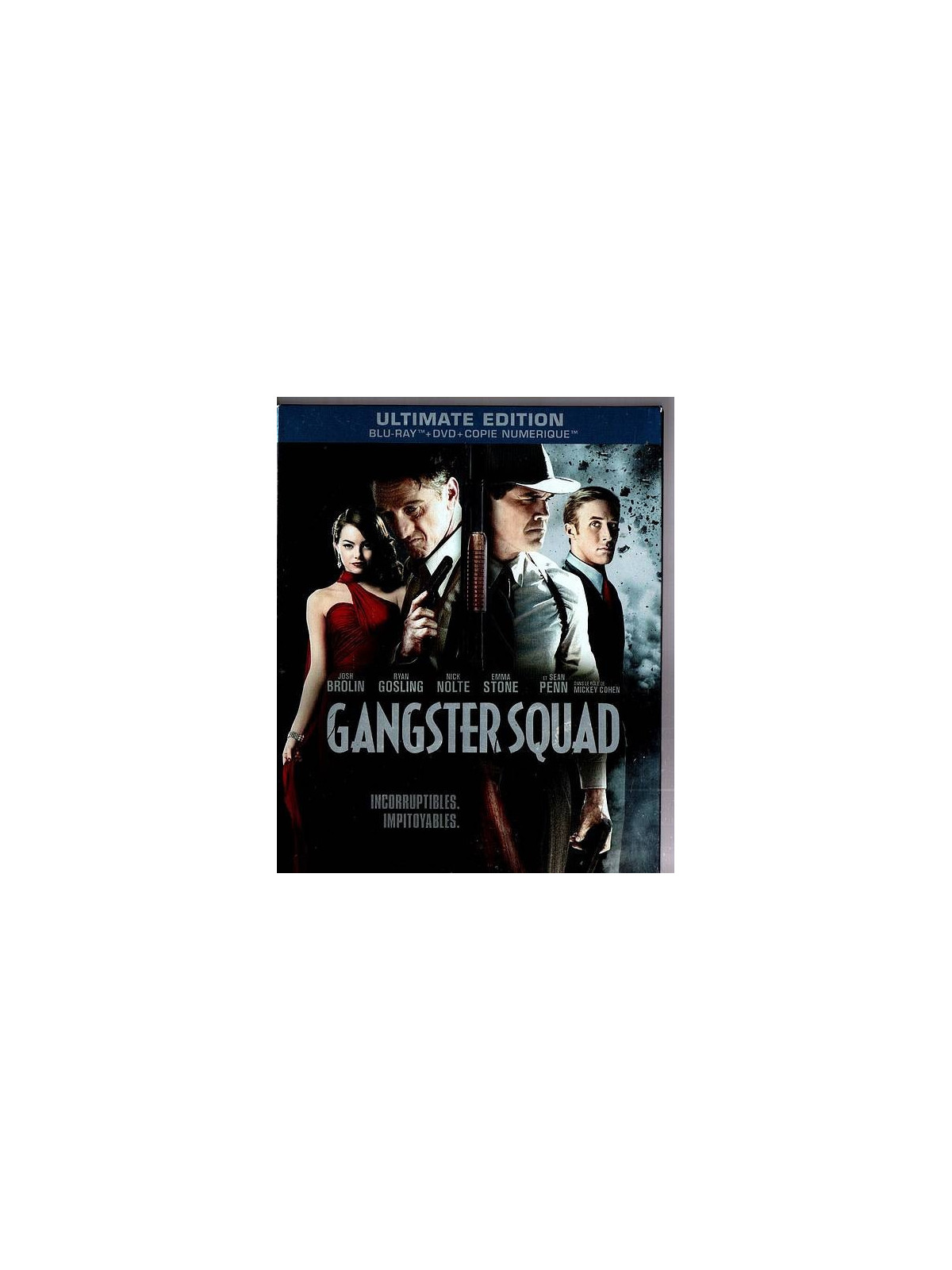 Le film de Ruben Fleischer : Gangster squad est en stock à ciel rouge, magasin à Dijon