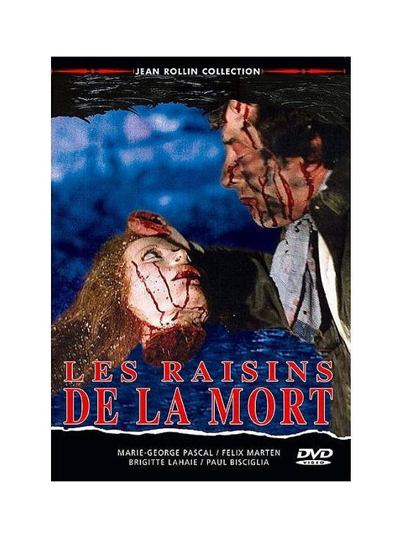 Le film de Jean Rollin : Les raisins de la mort est en stock en dvd à Ciel rouge, boutique à Dijon