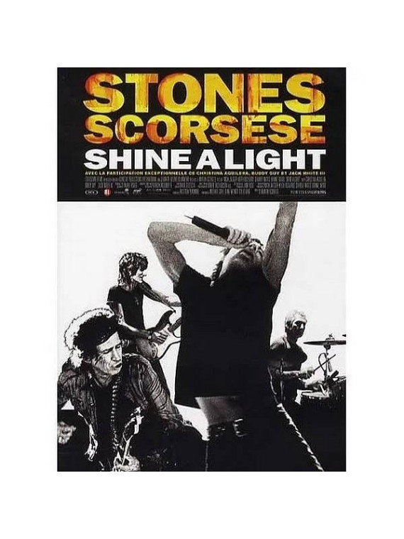 Le film de Martin Scorsese : Shine a light est en stock en dvd à Ciel rouge, boutique à Dijon
