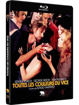 Le film de Sergio Martino : Toutes les couleurs du vice est en stock en blu-ray à Ciel rouge, boutique à Dijon