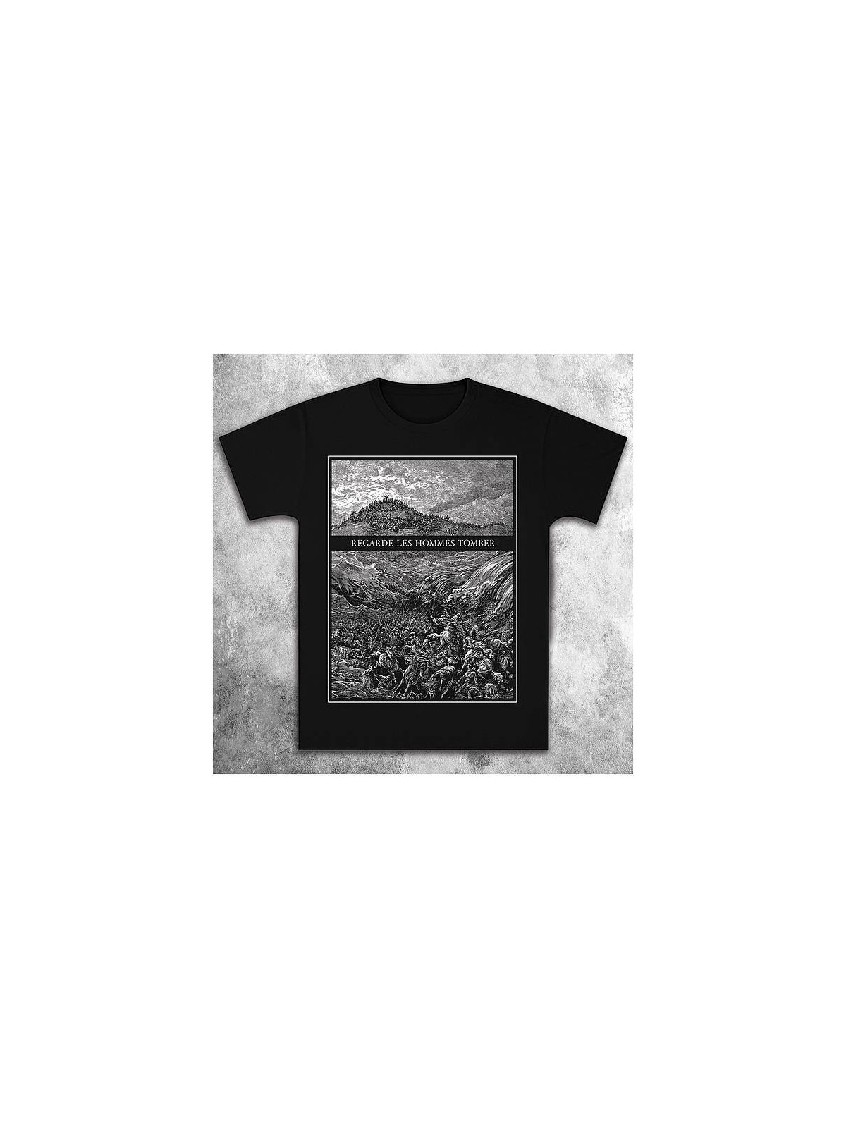 Le t shirt Prélude du groupe Regarde les hommes tomber est disponible à Ciel rouge Dijon