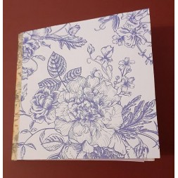 Ce petit carnet artisanale fleurs est disponible à Ciel rouge Dijon