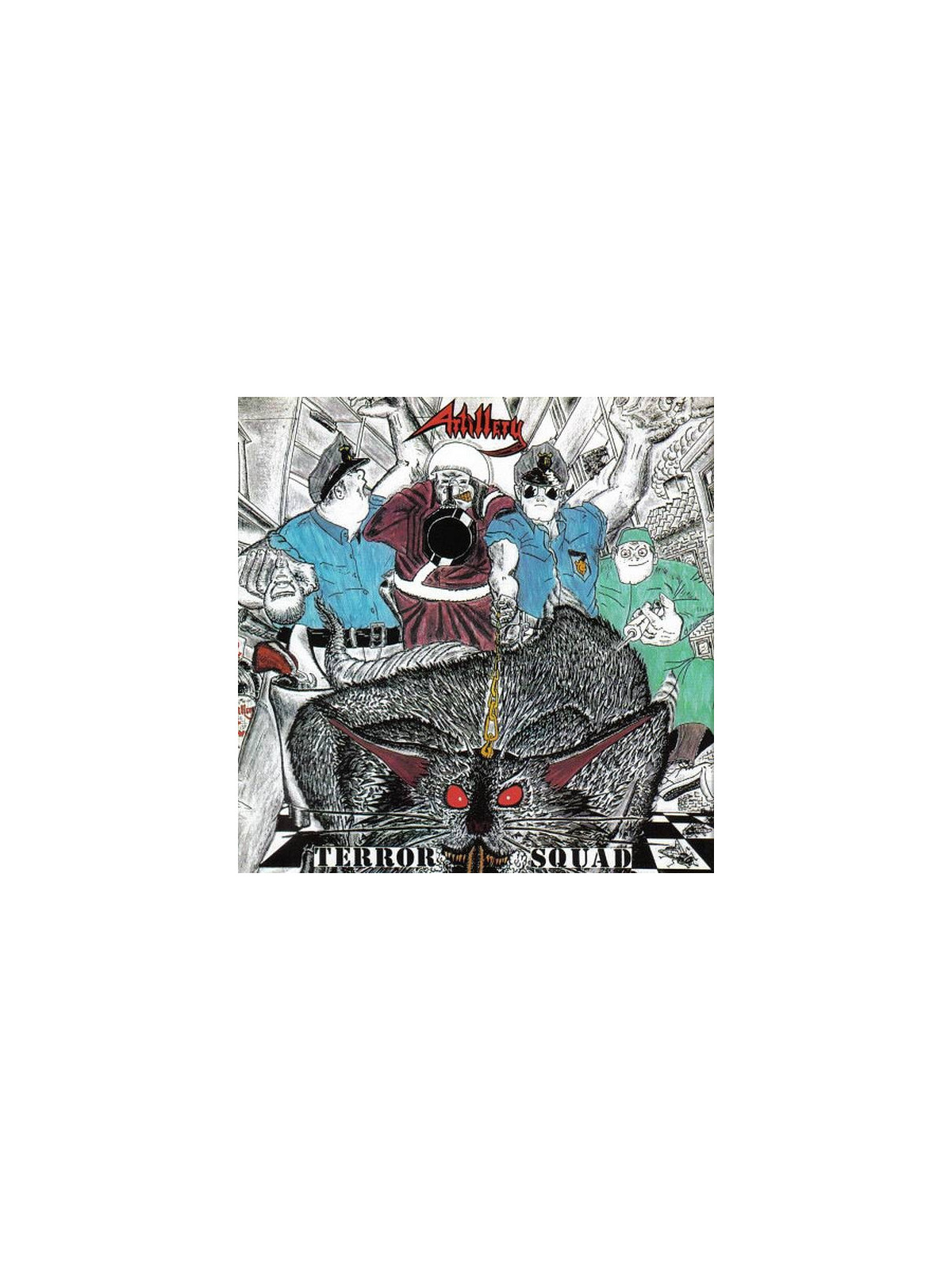Le vinyle metal limité Terror squad de Artillery est disponible à Ciel rouge Dijon