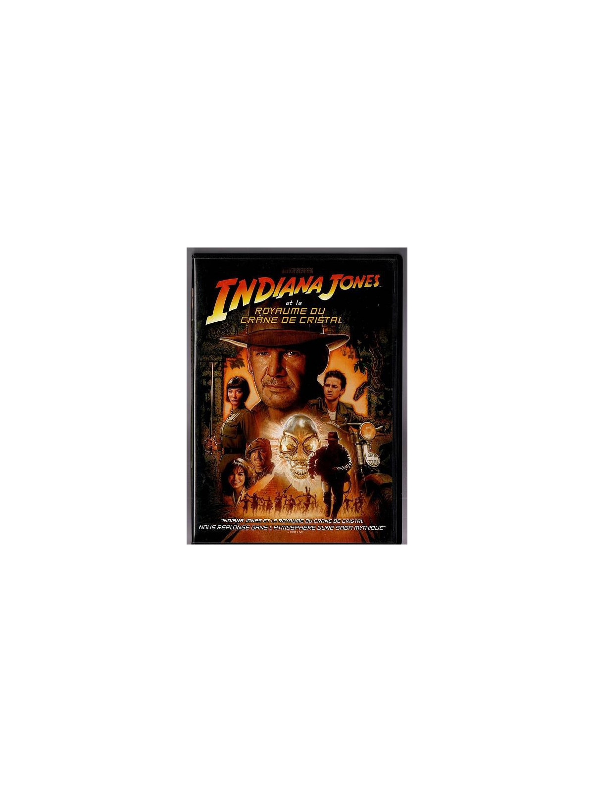 Le dvd fantastique Indiana Jones et le royaume du crane de Steven Spielberg est disponible en occasion à Ciel rouge Dijon