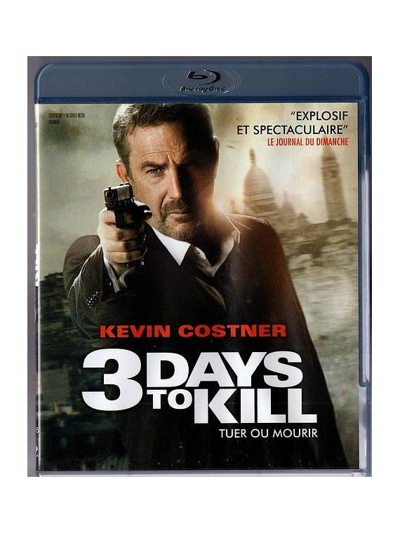Le blu-ray action 3 days to kill est disponible en occasion à Ciel rouge Dijon