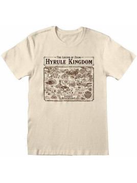 Le t-shirt Map of Hyrule de l'univers The legend of Zelda est disponible à Ciel rouge Dijon