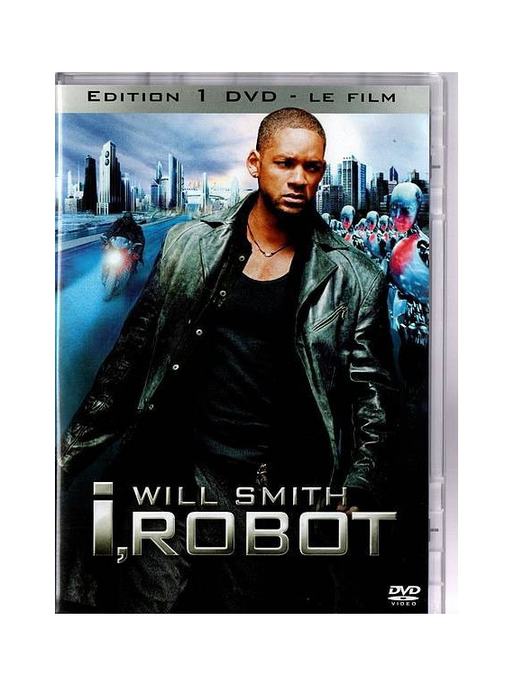 Le film de Alex Proyas : I, robot est en stock en dvd au magasin ciel rouge à Dijon