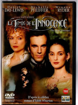 Le film de Martin Scorsese : Le temps de l’innocence est en stock en dvd au magasin ciel rouge à Dijon