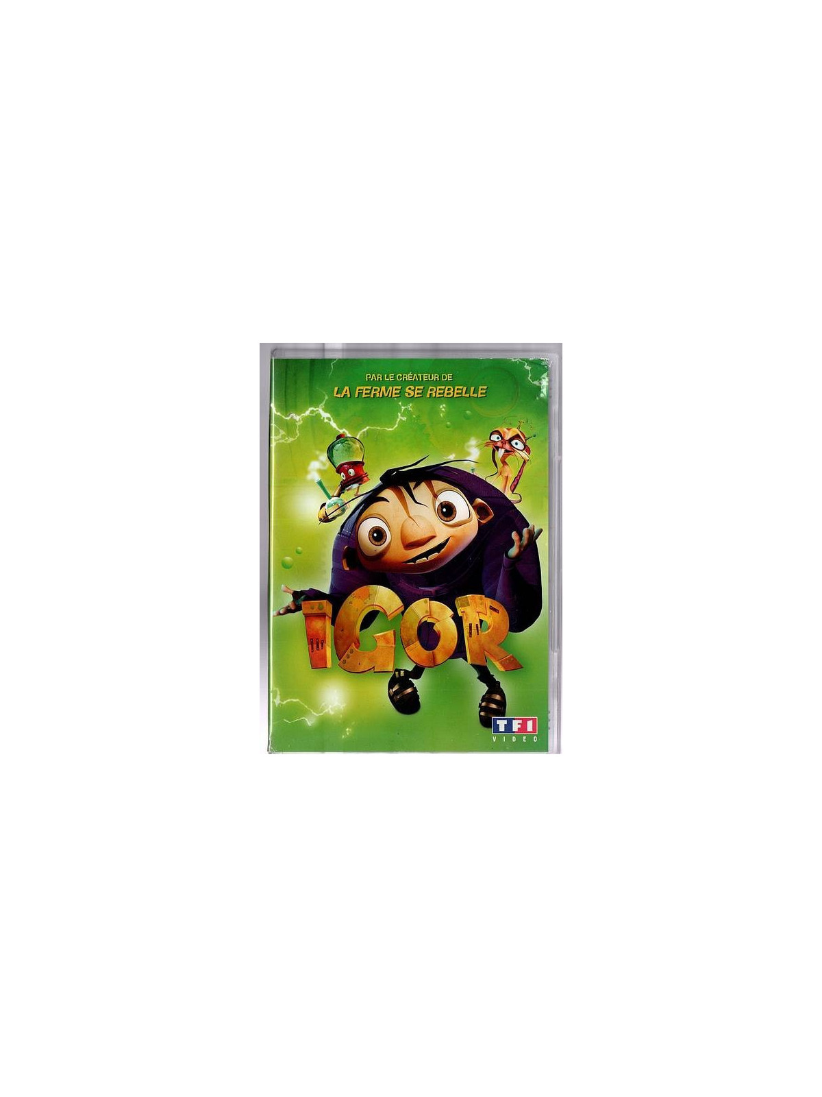 Le film de Tony Leondis : Igor est en stock en dvd au magasin ciel rouge à Dijon