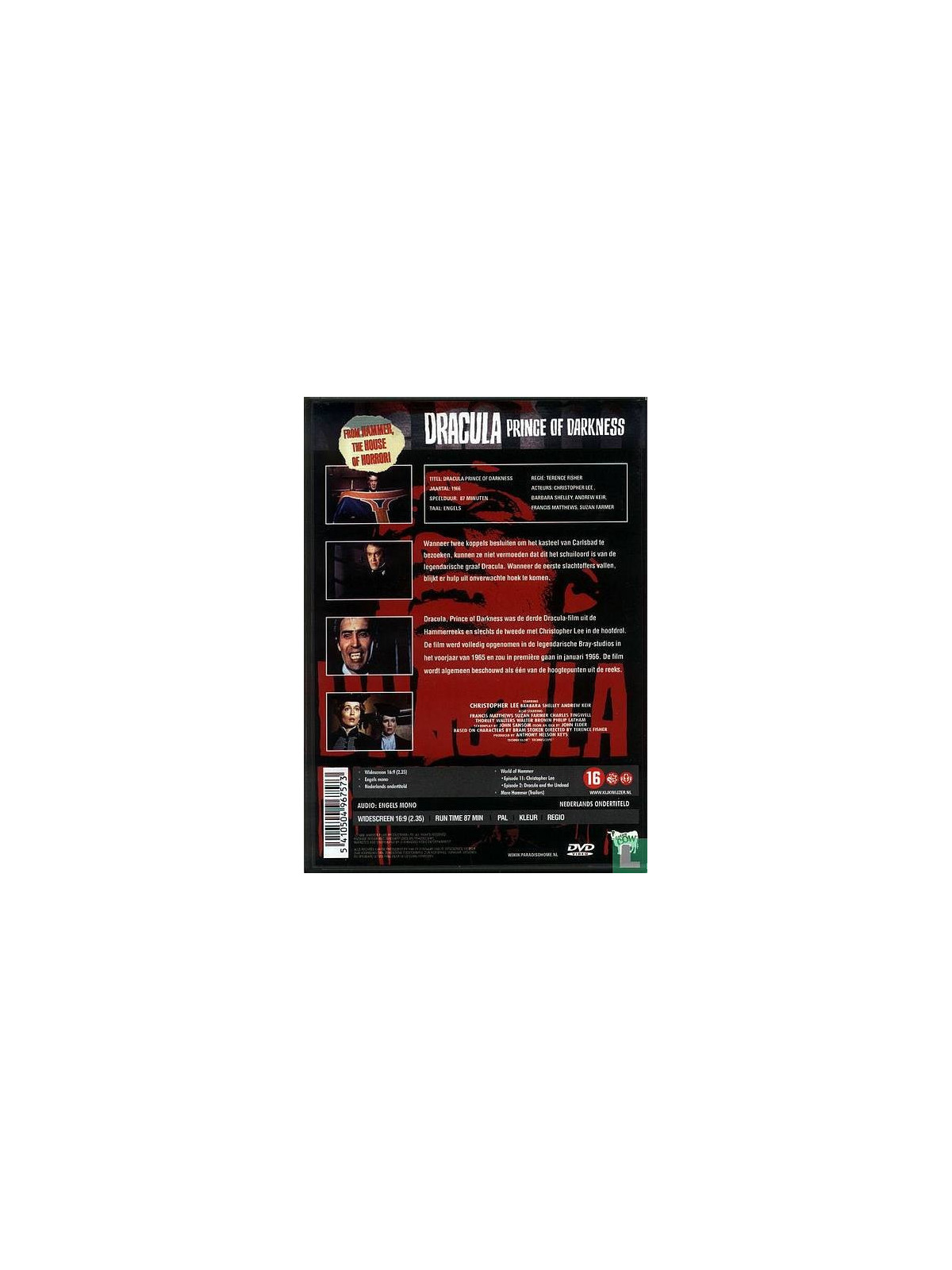 Terence Fisher : Dracula prince of darkness (DVD)