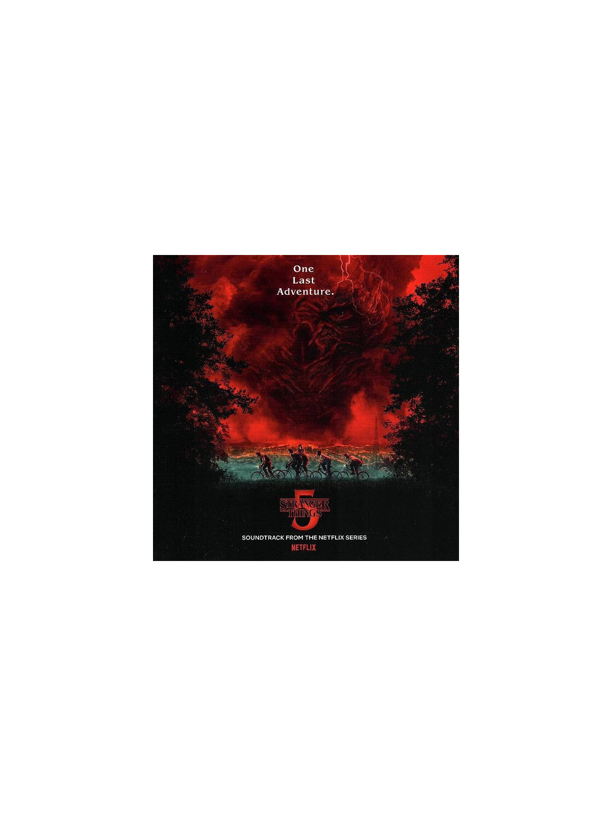 Le disque de Compilation : Stranger things 5 est disponible en vinyle à ciel rouge, disquaire à Dijon