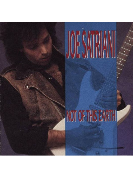 Le disque de Joe Satriani : Not of this earth est disponible en vinyle à ciel rouge, disquaire à Dijon