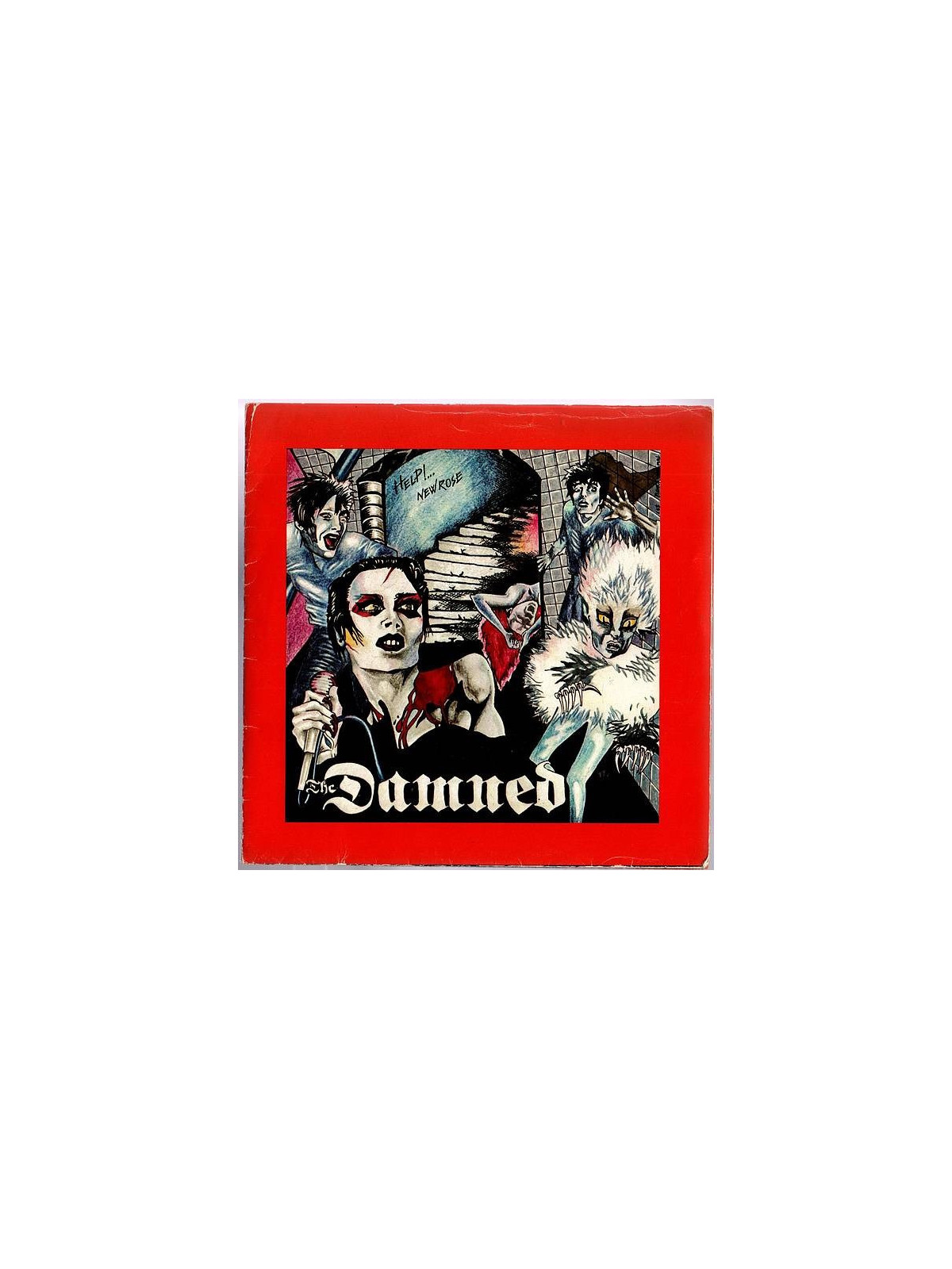 Le disque de The damned : Help / New rose est disponible en vinyle à Ciel rouge, disquaire à Dijon