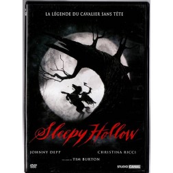 Le film de Tim Burton : Sleepy hollow est en stock en dvd à la boutique ciel rouge à Dijon
