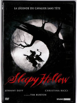 Le film de Tim Burton : Sleepy hollow est en stock en dvd à la boutique ciel rouge à Dijon