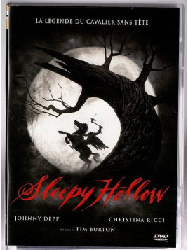 Le film de Tim Burton : Sleepy hollow est en stock en dvd à la boutique ciel rouge à Dijon