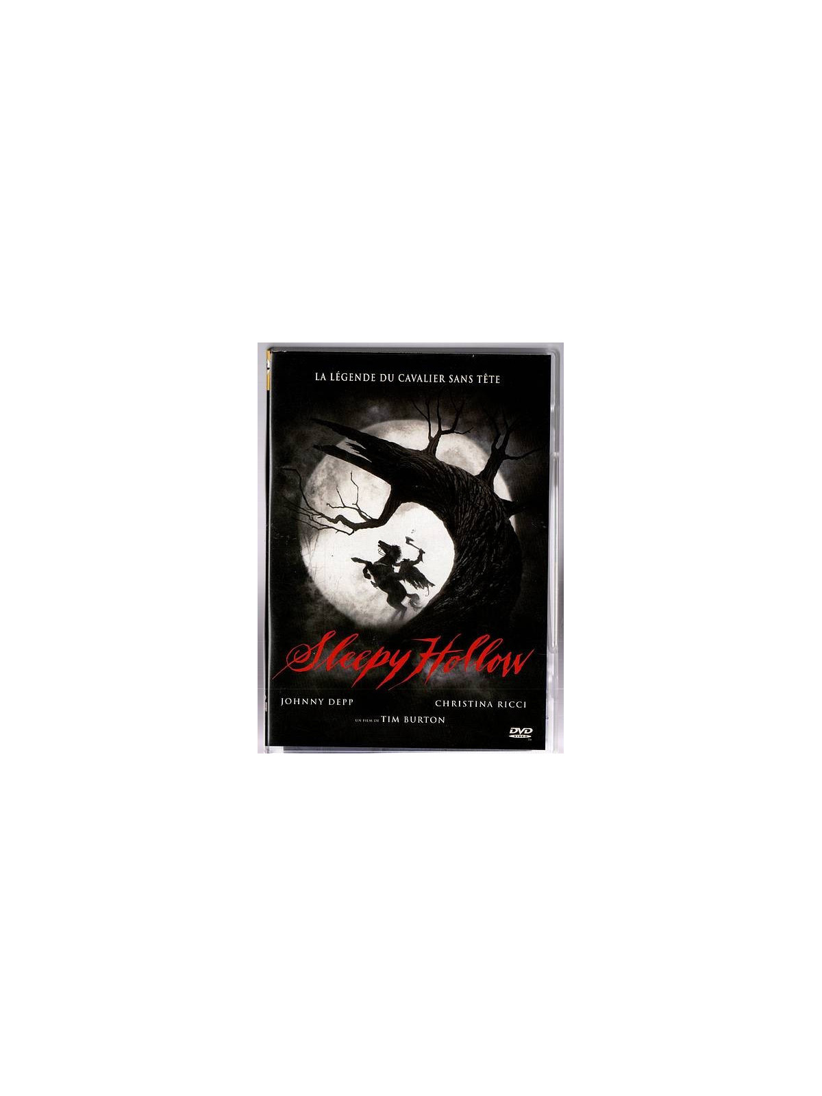 Le film de Tim Burton : Sleepy hollow est en stock en dvd à la boutique ciel rouge à Dijon
