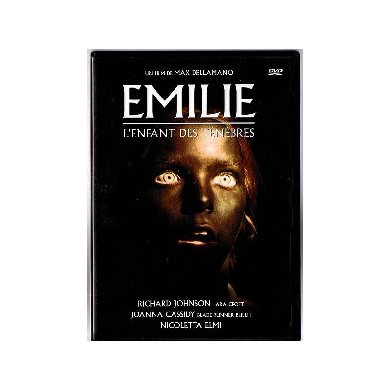 Le film de Max Dellamano : Emilie l’enfant des ténèbres est en stock en dvd à la boutique ciel rouge à Dijon