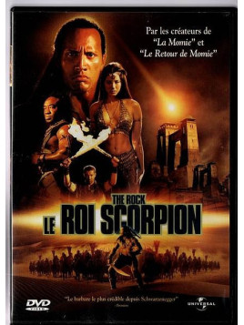 Le film de Chuck Russell : Le roi scorpion est en stock en dvd à la boutique ciel rouge à Dijon