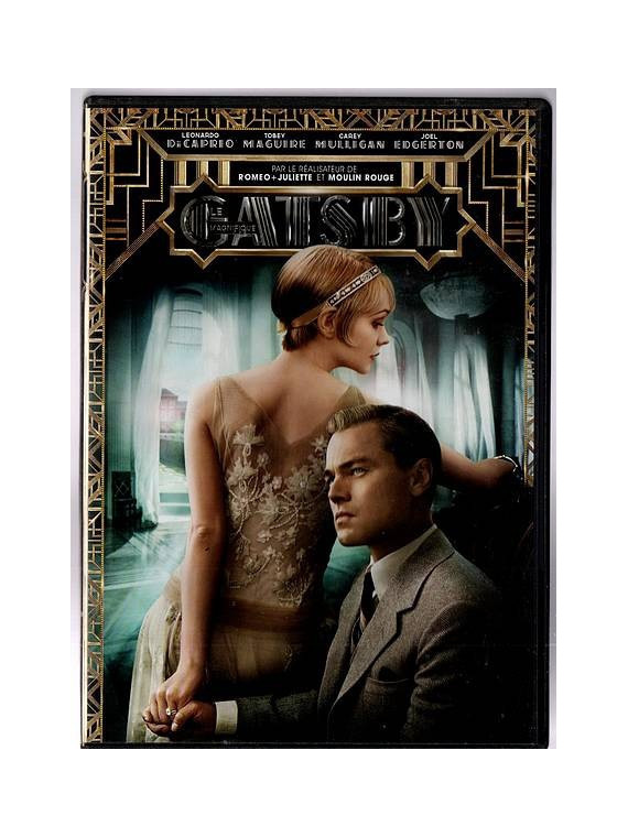 Le film de Baz Luhrmann : Gatsby le magnifique est en stock en dvd à la boutique ciel rouge à Dijon