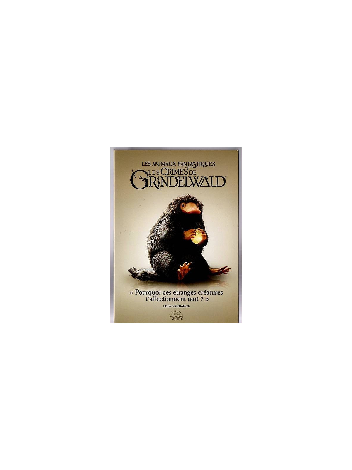 Le film de David Yates : Les animaux fantastiques – les crimes de Grindelwald est en stock en dvd à la boutique ciel rouge