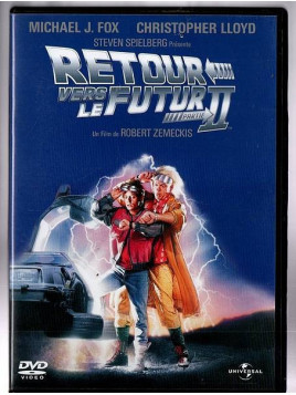Le film de Robert Zemeckis : Retour vers le futur II est en stock en dvd à la boutique ciel rouge à Dijon