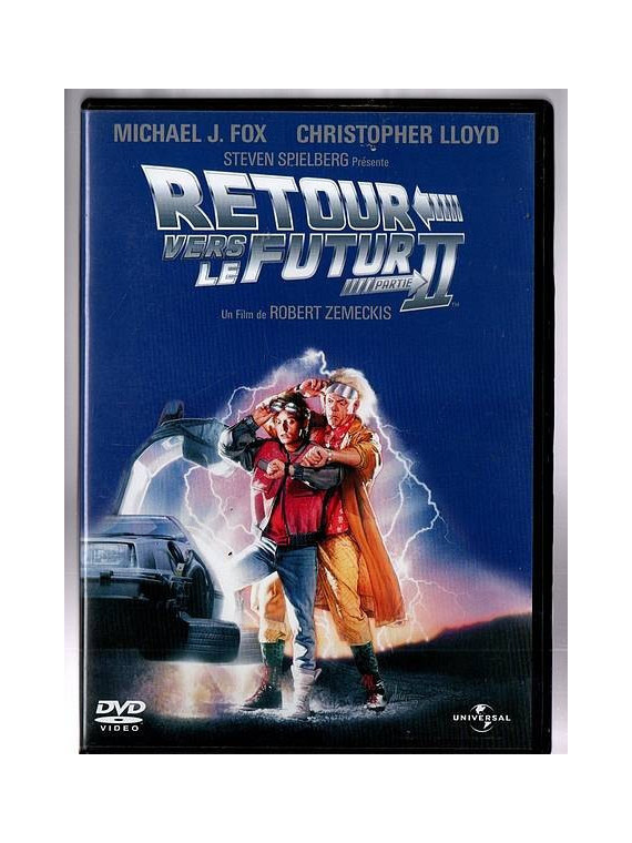 Le film de Robert Zemeckis : Retour vers le futur II est en stock en dvd à la boutique ciel rouge à Dijon