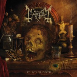 Le disque de Mayhem : Liturgy of death est en stock en cd chez le disquaire Ciel rouge à Dijon
