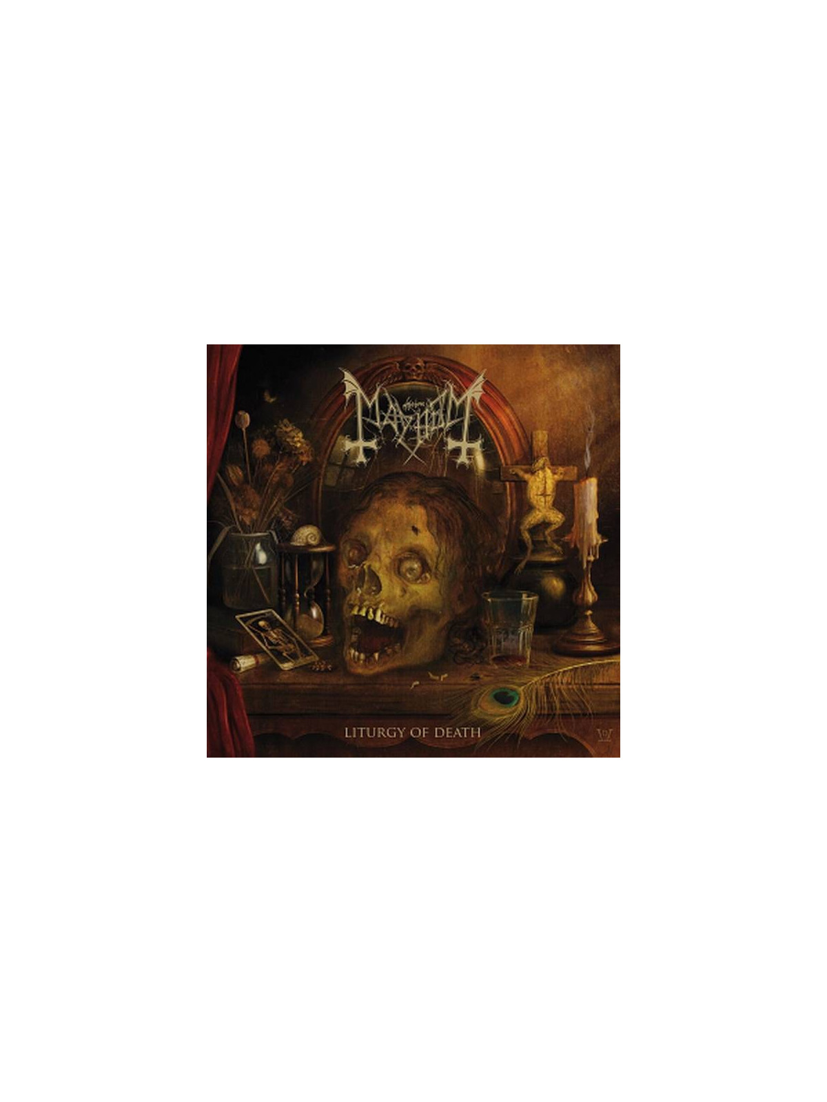 Le disque de Mayhem : Liturgy of death est en stock en cd chez le disquaire Ciel rouge à Dijon