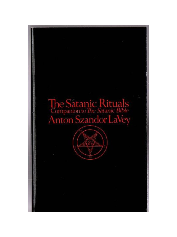 Le livre de Anton Szandor LaVey : The satanic rituals est en stock à la librairie ciel rouge à Dijon