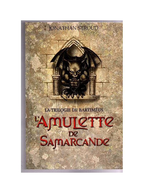 Le livre de Jonathan Stroud  l’amulette de Samarcande est en stock à la librairie ciel rouge à Dijon