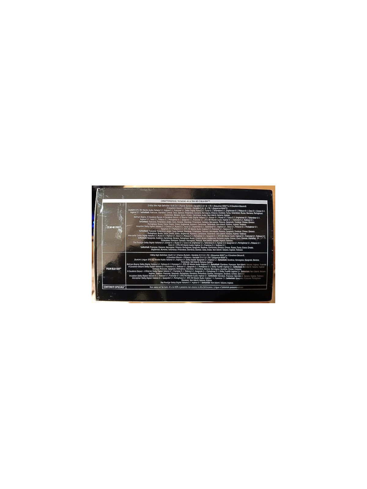 Christopher Nolan : Collection (7 4K ultra HD + 14 Blu-ray)