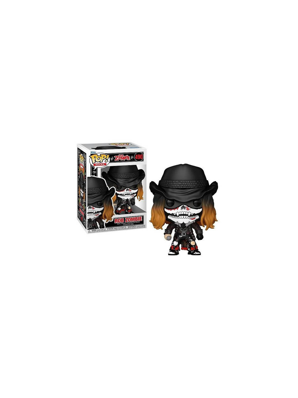 la Figurine pop! Rob Zombie : Rob Zombie with bandana (N° 490) est en stock au magasin ciel rouge à Dijon